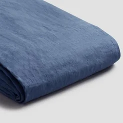 Blueberry 100% Linen Fitted Sheet