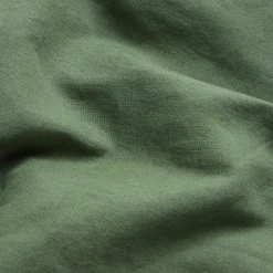 Elm Green Linen Blend Flat Sheet