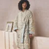 Soft Sage Honeysuckle Linen Housecoat