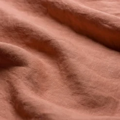 Warm Clay 100% Linen Fitted Sheet