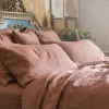 Warm Clay 100% Linen Flat Sheet