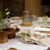 White 100% Linen Placemat Set of 4