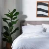 White Washed Cotton Percale Duvet Cover