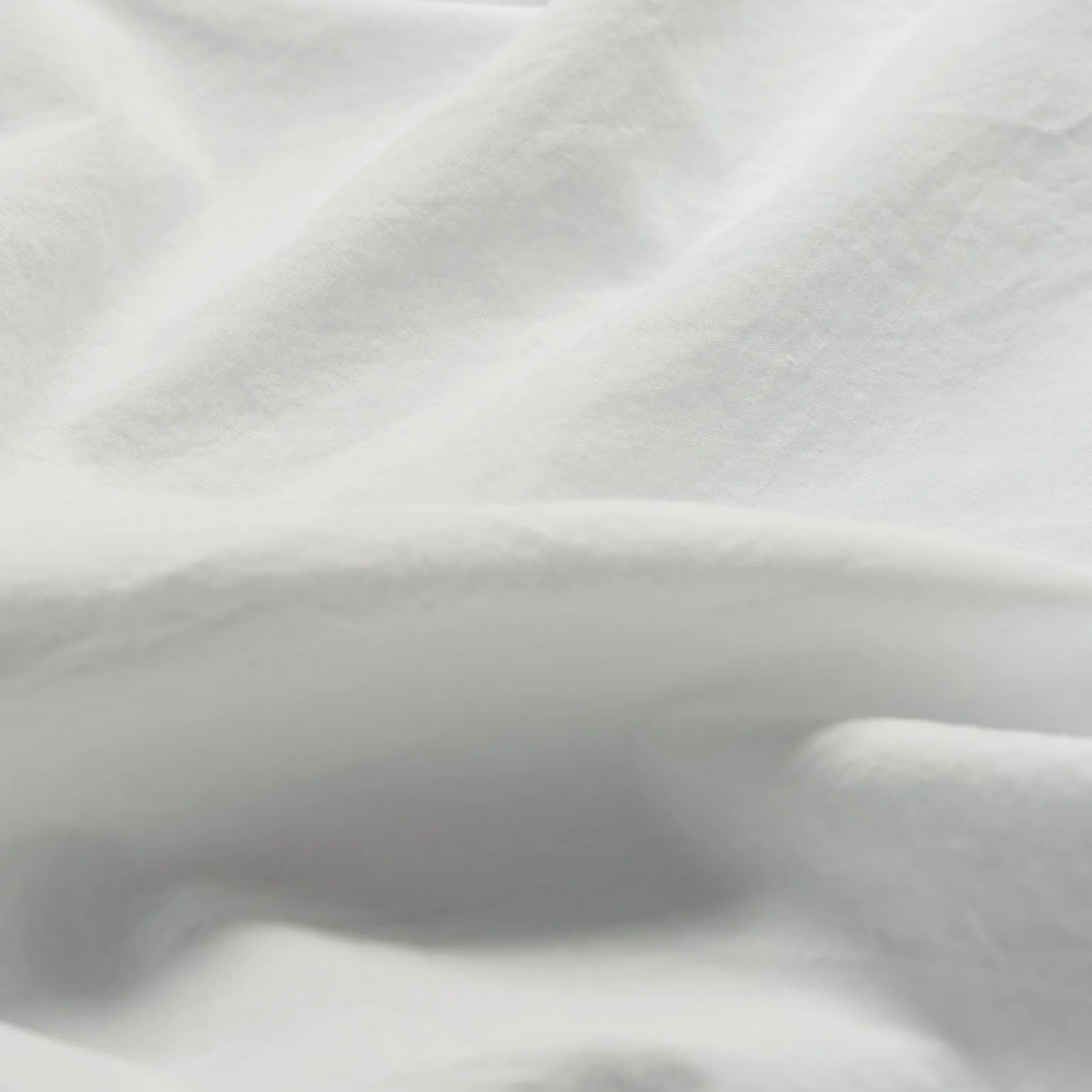 White Washed Cotton Percale Fitted Sheet